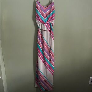 HeartSoul Striped Maxi Dress Size S